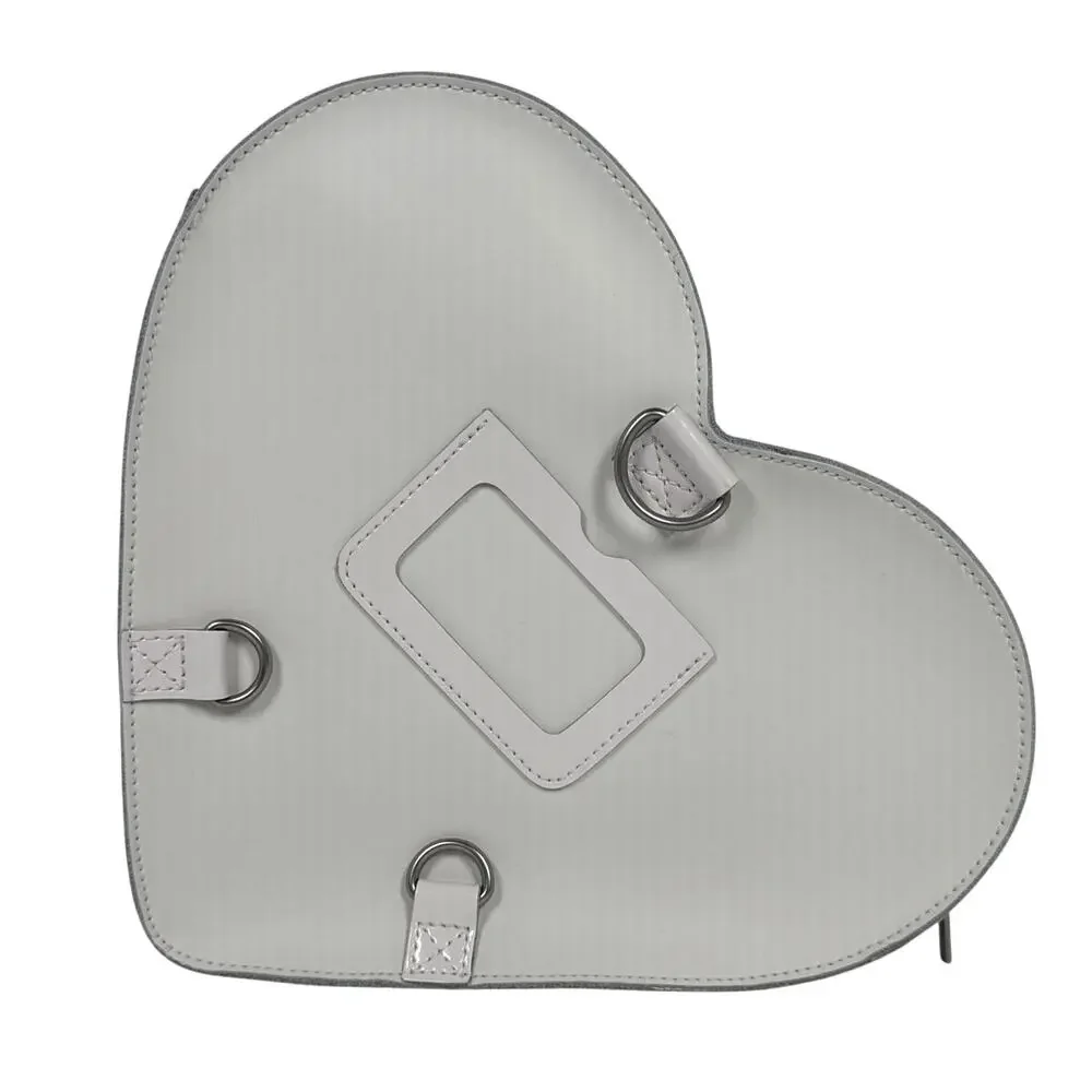 Dr Martens Heart Bag White Kiev Leather Backpack Crossbody NWT